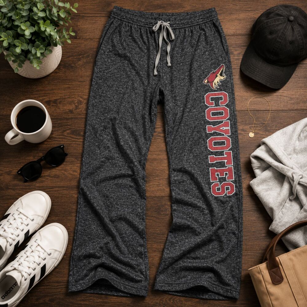 NHL Bottom Drawers Phoenix Coyotes Pajama Pants Women's Size Large (360)